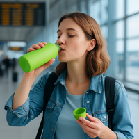 FoldiBottle™ ThermoChic 500ml Insulated Bottle – Keep Drinks Hot or Cold All Day