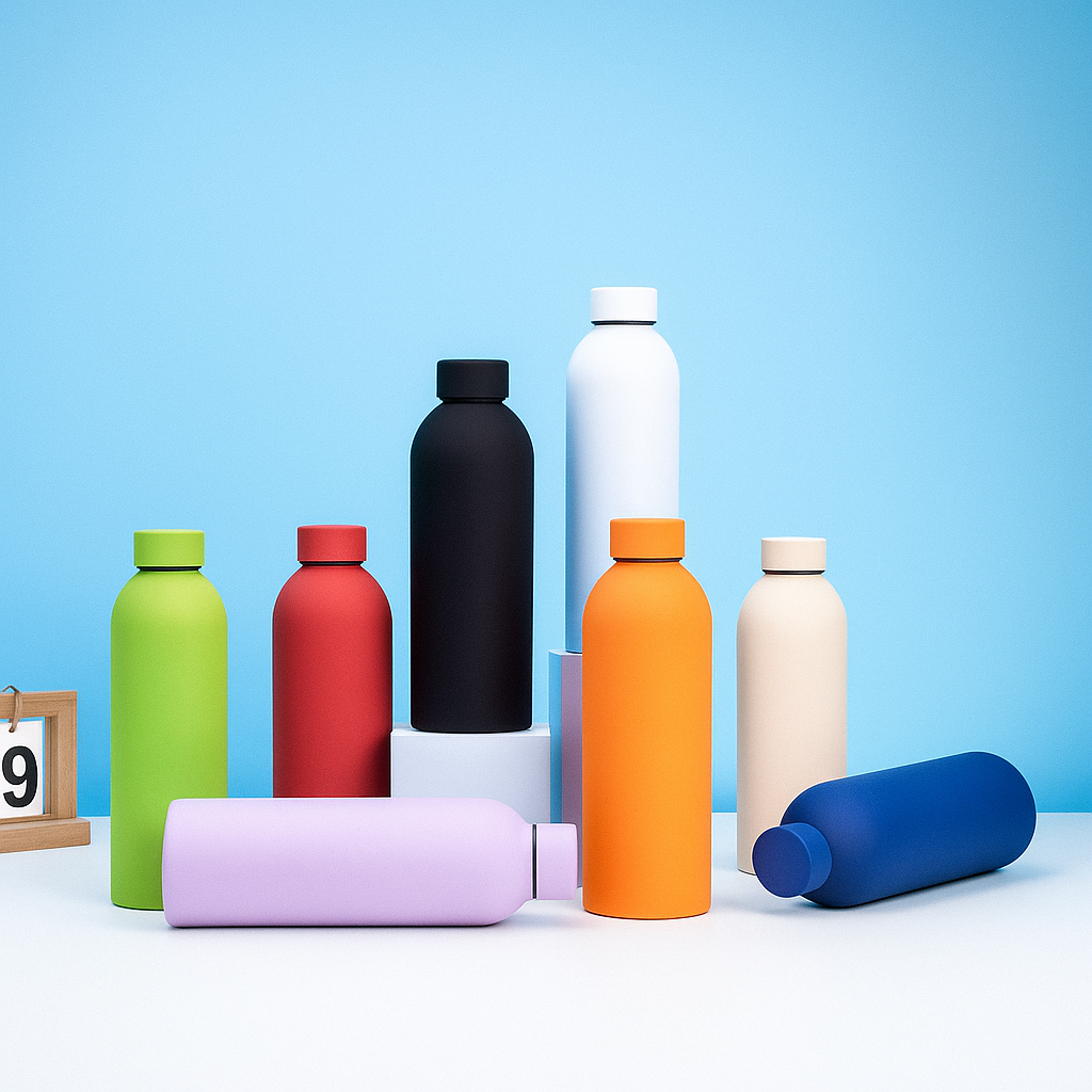 FoldiBottle™ ThermoChic 500ml Insulated Bottle – Keep Drinks Hot or Cold All Day