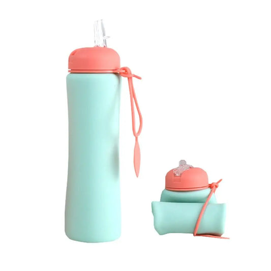 FoldiBottle™ ColorFold – 600ml Collapsible Silicone Water Bottle