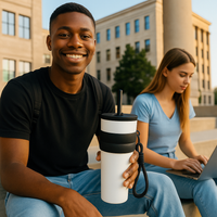 FoldiBottle™ ThermoTumbler – Smart Stainless Steel Bottle (700ml)