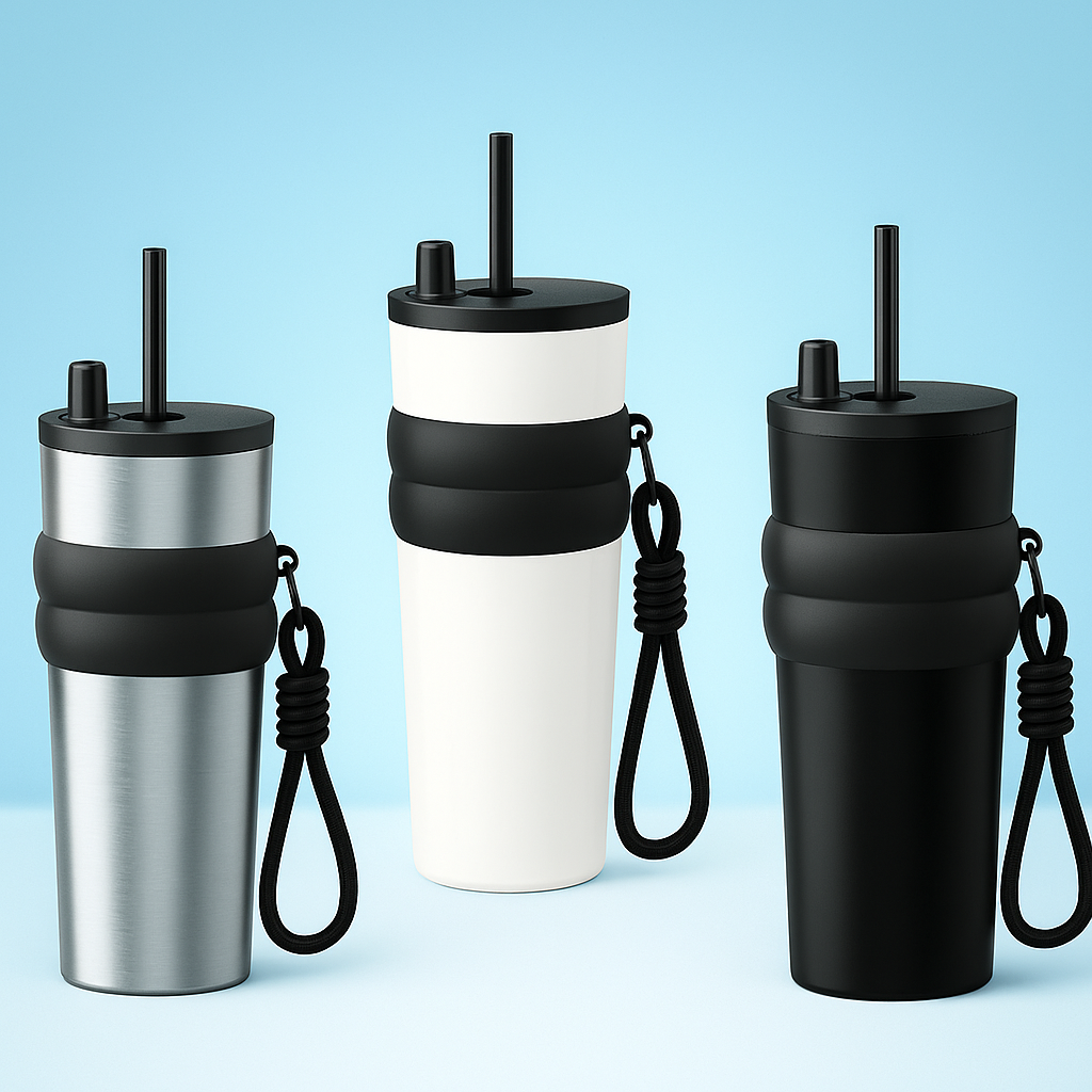 FoldiBottle™ ThermoTumbler – Smart Stainless Steel Bottle (700ml)