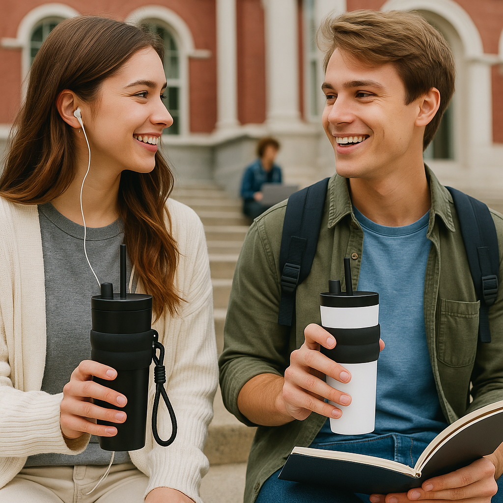 FoldiBottle™ ThermoTumbler – Smart Stainless Steel Bottle (700ml)