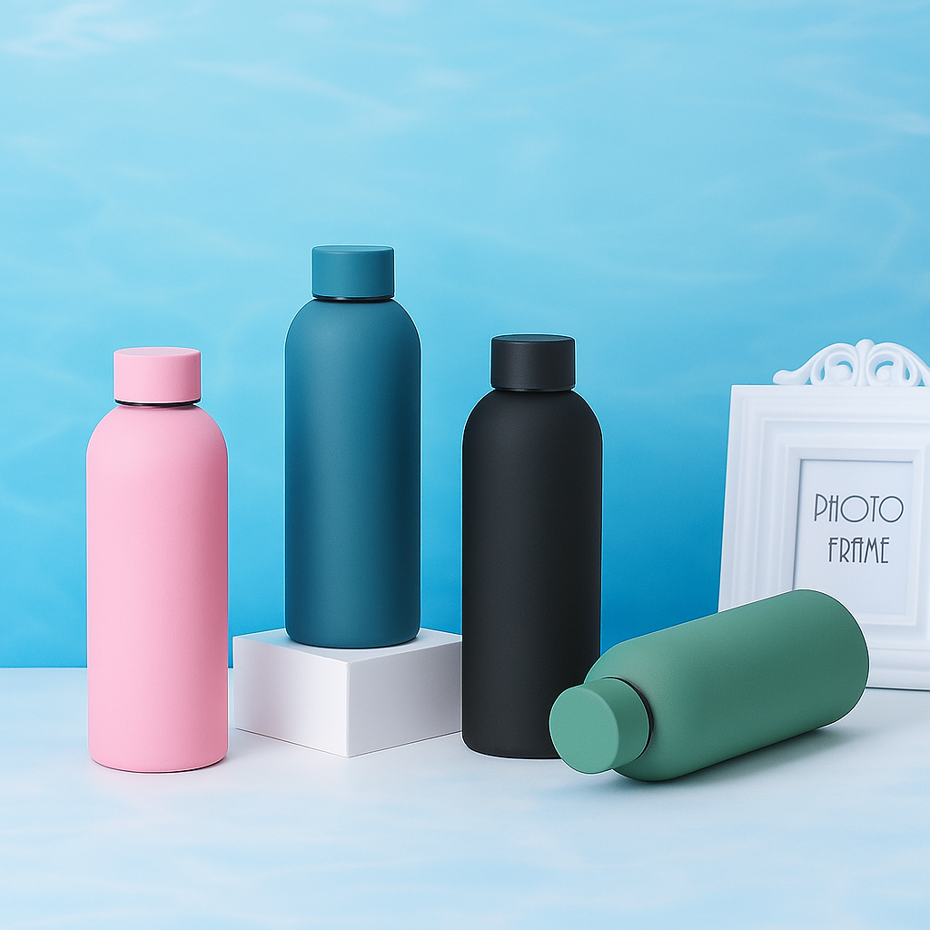 FoldiBottle™ ThermoChic 500ml Insulated Bottle – Keep Drinks Hot or Cold All Day